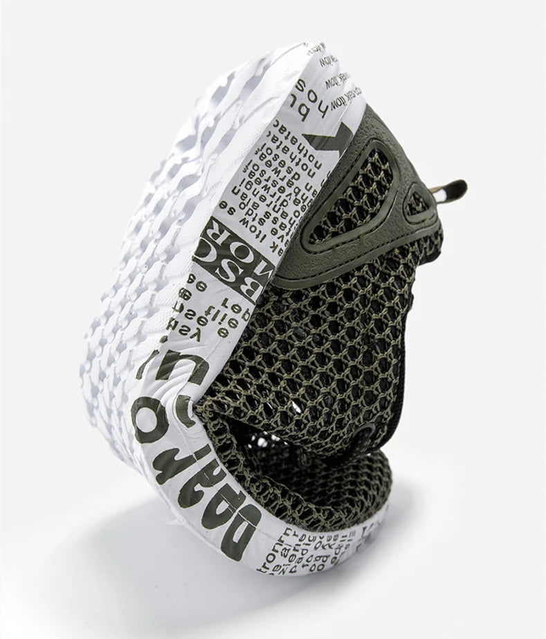 Men’s Summer Aqua Shoes – Breathable Air Mesh Water Sneakers for Beach & Sports