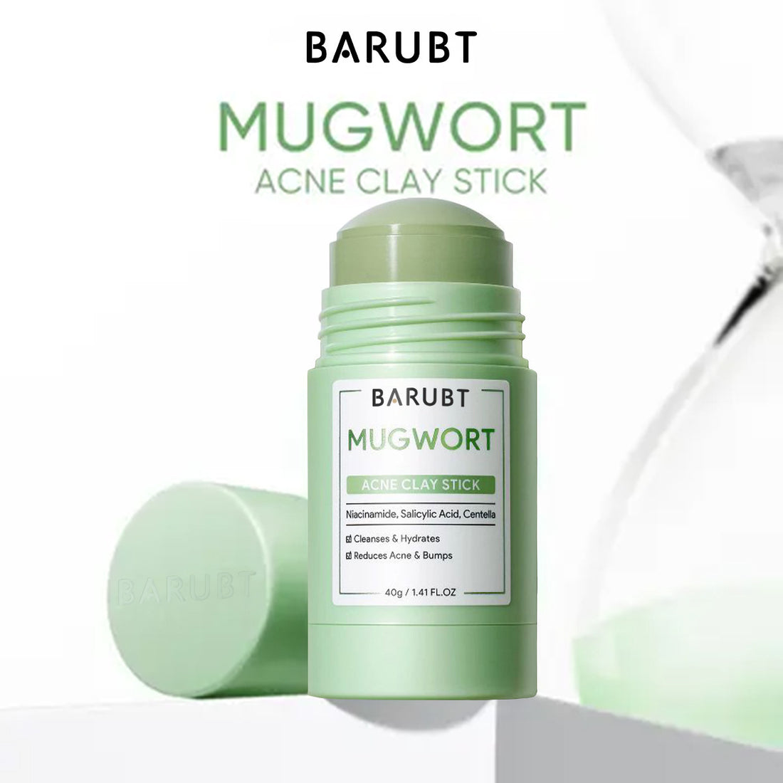 Mugwort Blackhead Removal Stick – Pore Cleansing Solid Mask for Smooth, Clear Skin