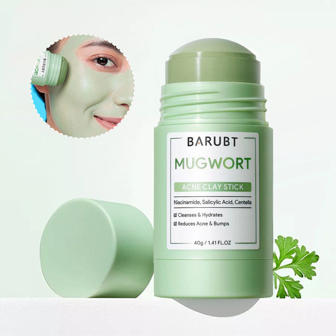 Mugwort Blackhead Removal Stick – Pore Cleansing Solid Mask for Smooth, Clear Skin