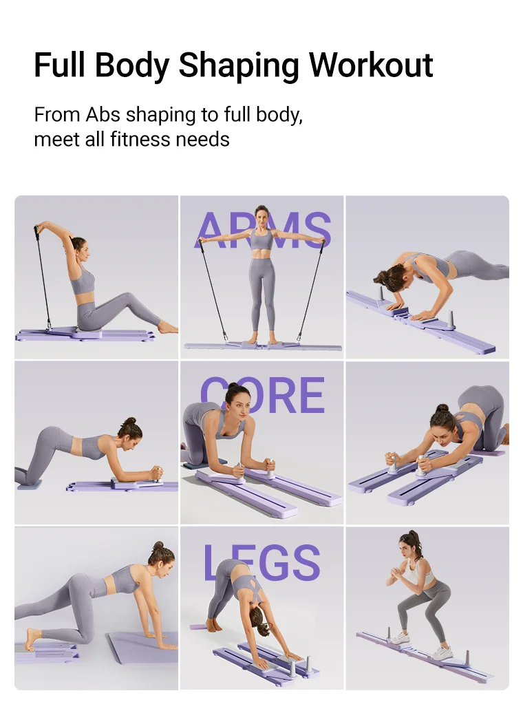 2-in-1 Abs & Ski Board – Portable Core and Leg Trainer for Home Workouts