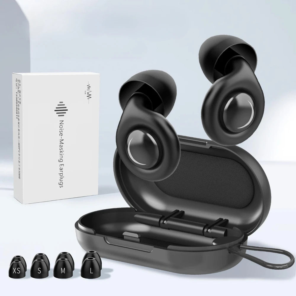 Silicone Noise-Cancelling Earplugs – Sleep, Anti-Snoring, Motorcycle & Noise Protection