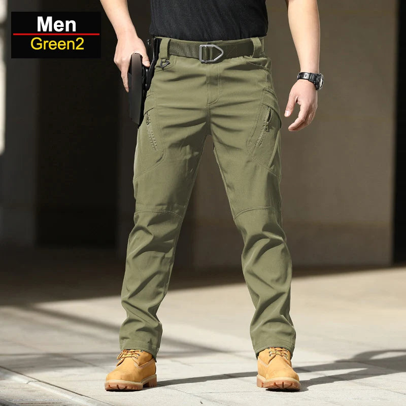 CHRLCK Men’s Tactical Pants – Waterproof, Anti-Scratch Outdoor Hiking & Work Trousers