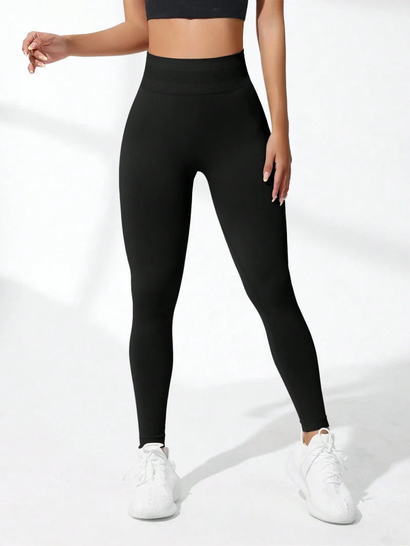Women's Seamless High-Waist Butt-Lift Yoga Leggings