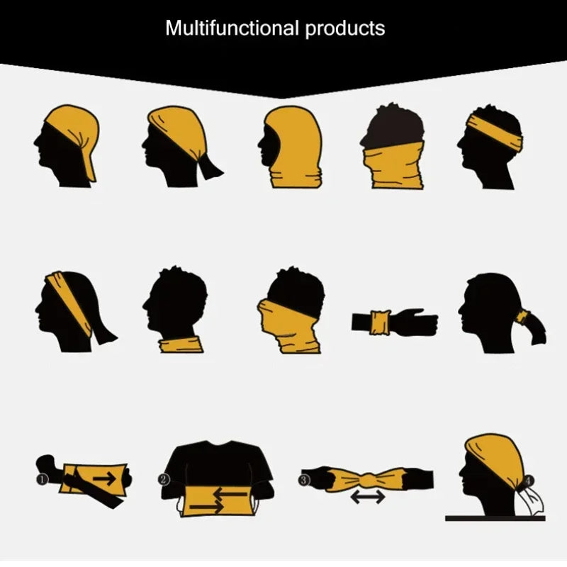 UV Protection Sports Bandana – Breathable Neck Gaiter for Cycling, Hiking & Outdoor Use