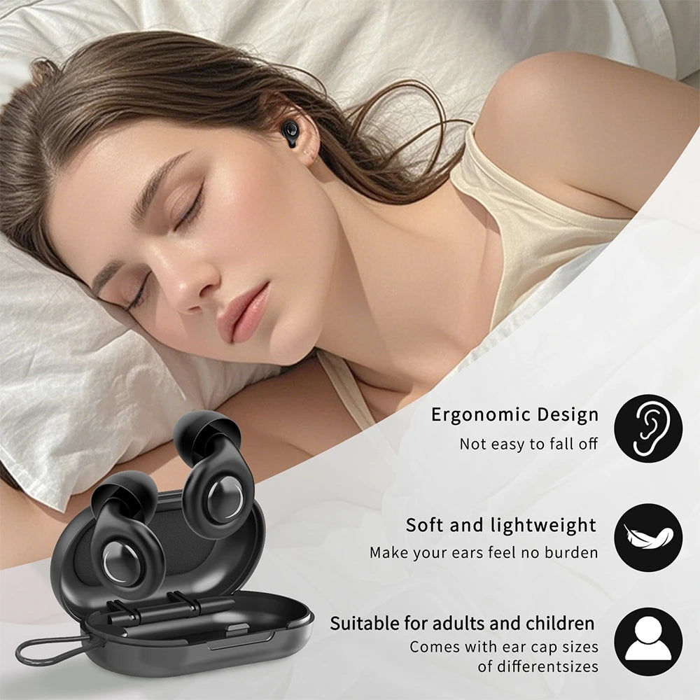 Silicone Noise-Cancelling Earplugs – Sleep, Anti-Snoring, Motorcycle & Noise Protection