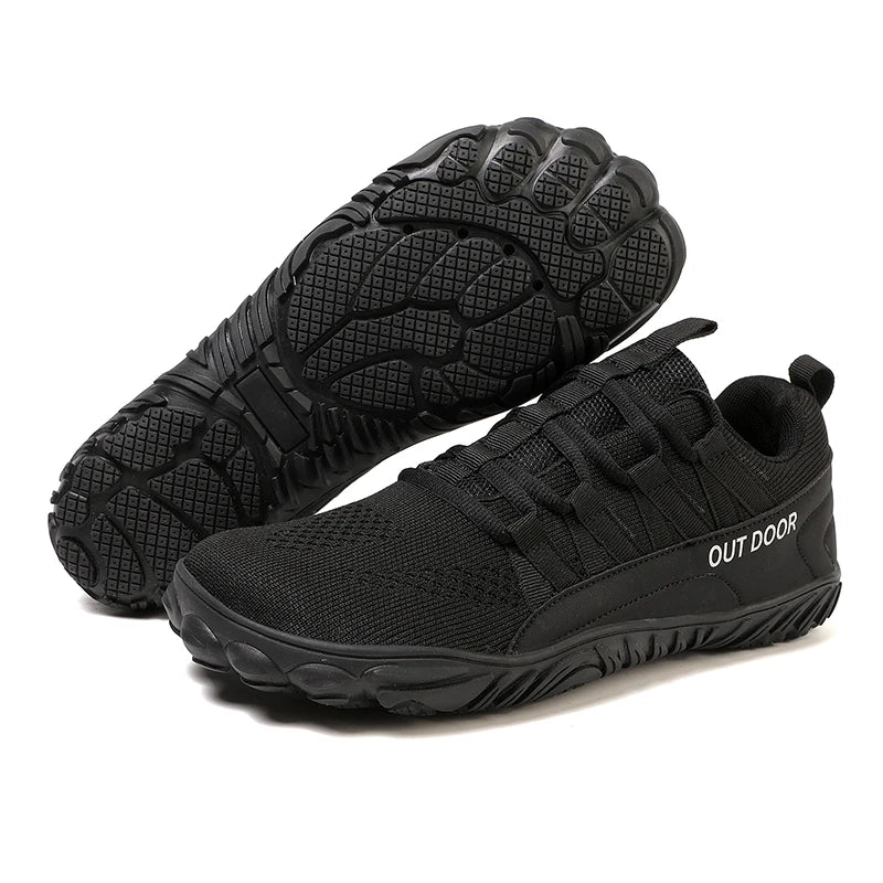Wide-Fit Barefoot Hiking Shoes – Plus Size Outdoor & Indoor Sports Shoes for Men & Women