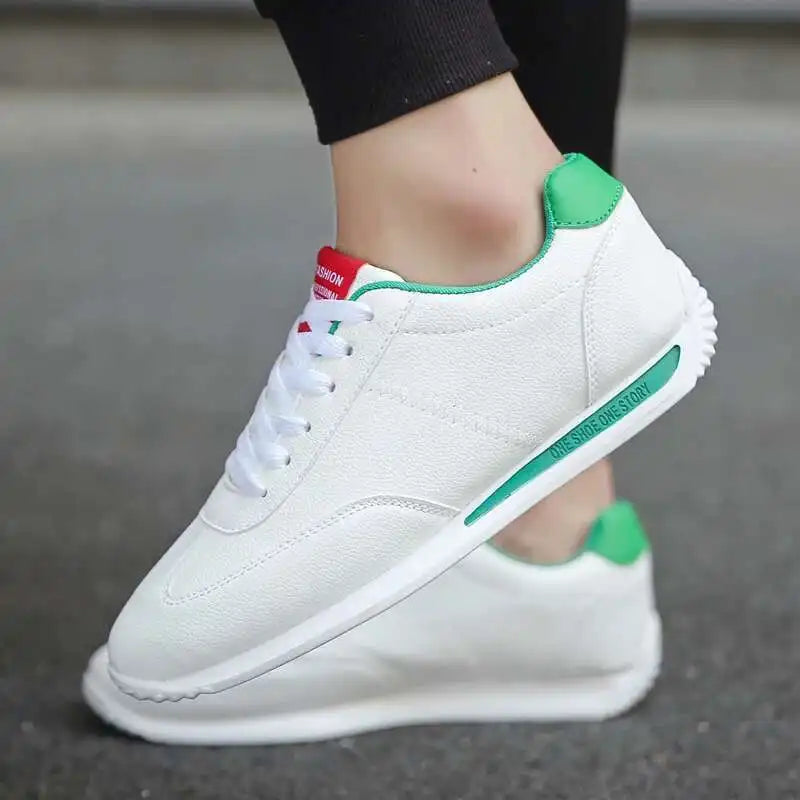 Men’s Leather Casual Sneakers – Breathable Non-Slip Italian Style Loafers