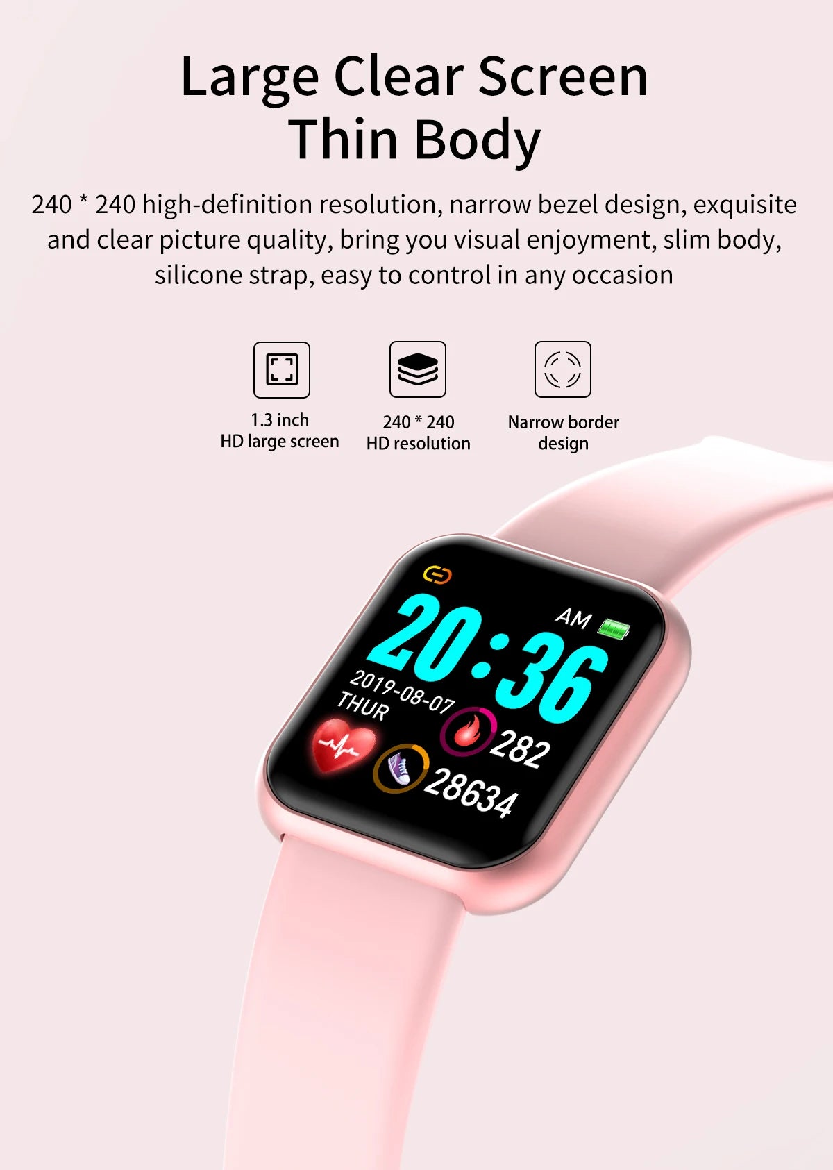 Multifunctional Smart Watch Y68/D20