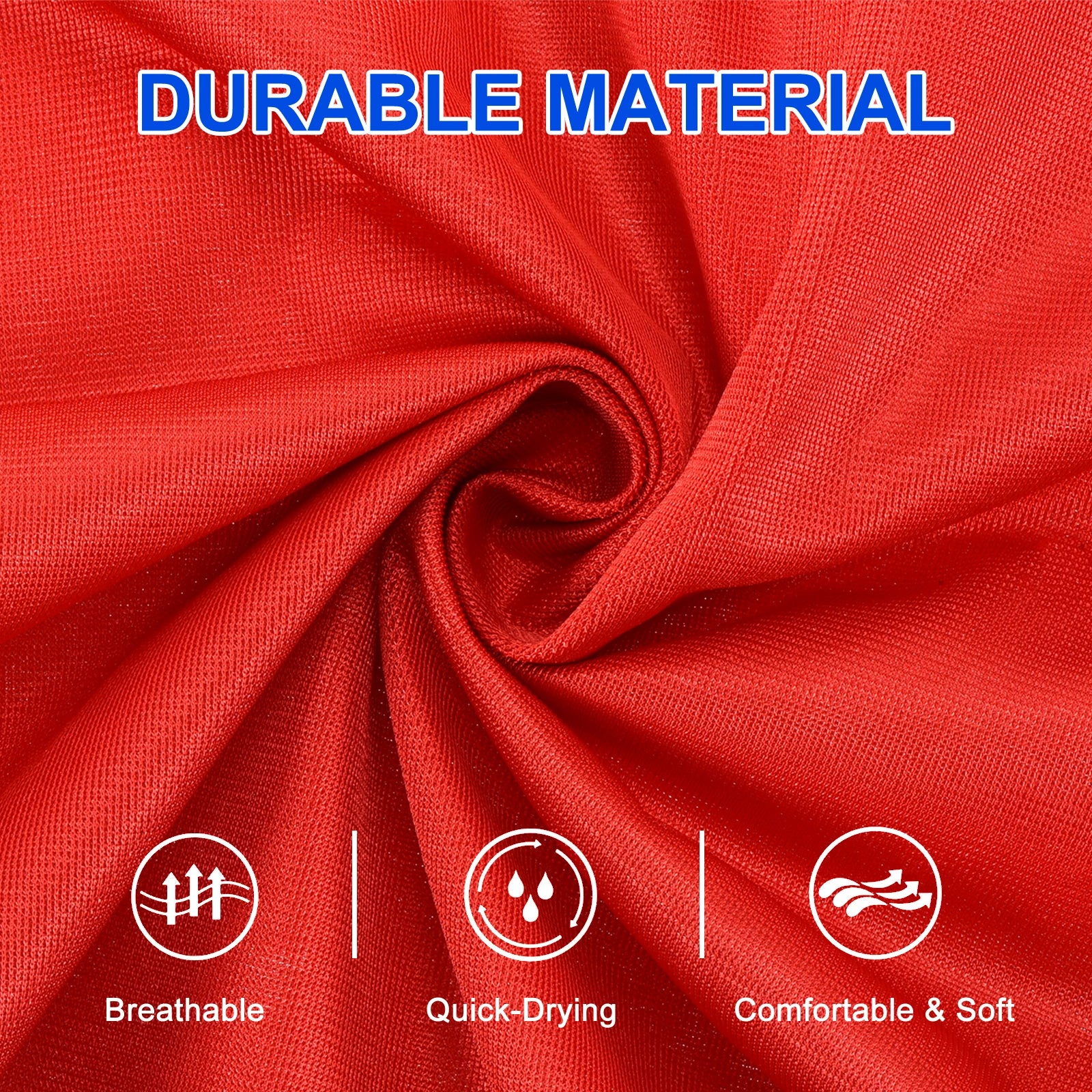 24-Pack Scrimmage Vests – Soccer Training Pinnies for Youth & Adults