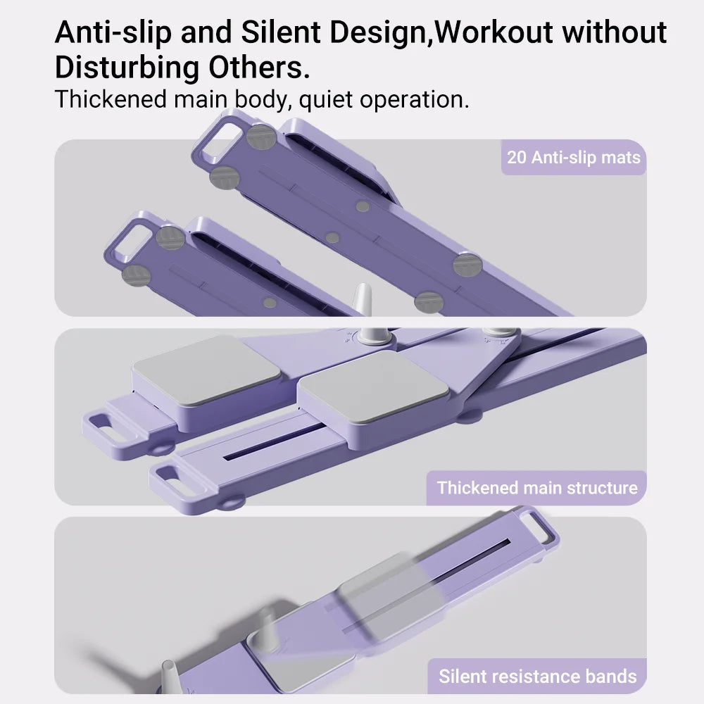 2-in-1 Abs & Ski Board – Portable Core and Leg Trainer for Home Workouts