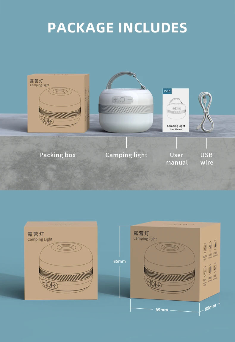 LV10 Rechargeable LED Camping Lantern