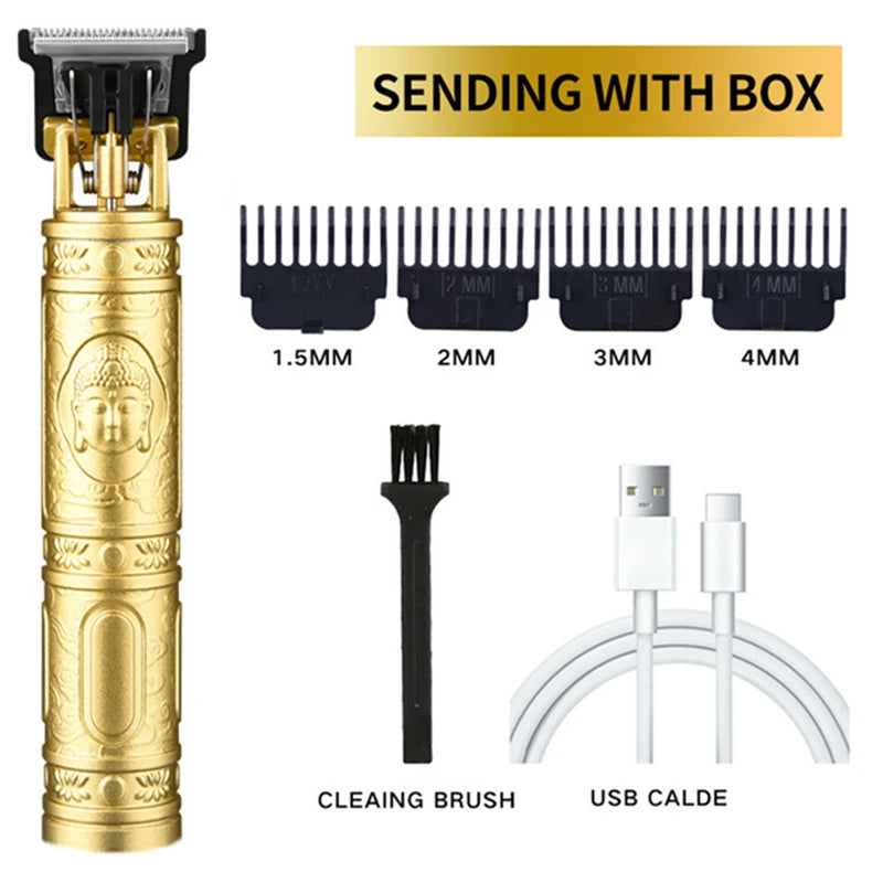 T9 Electric Hair Clipper – Rechargeable Beard & Body Trimmer for Men