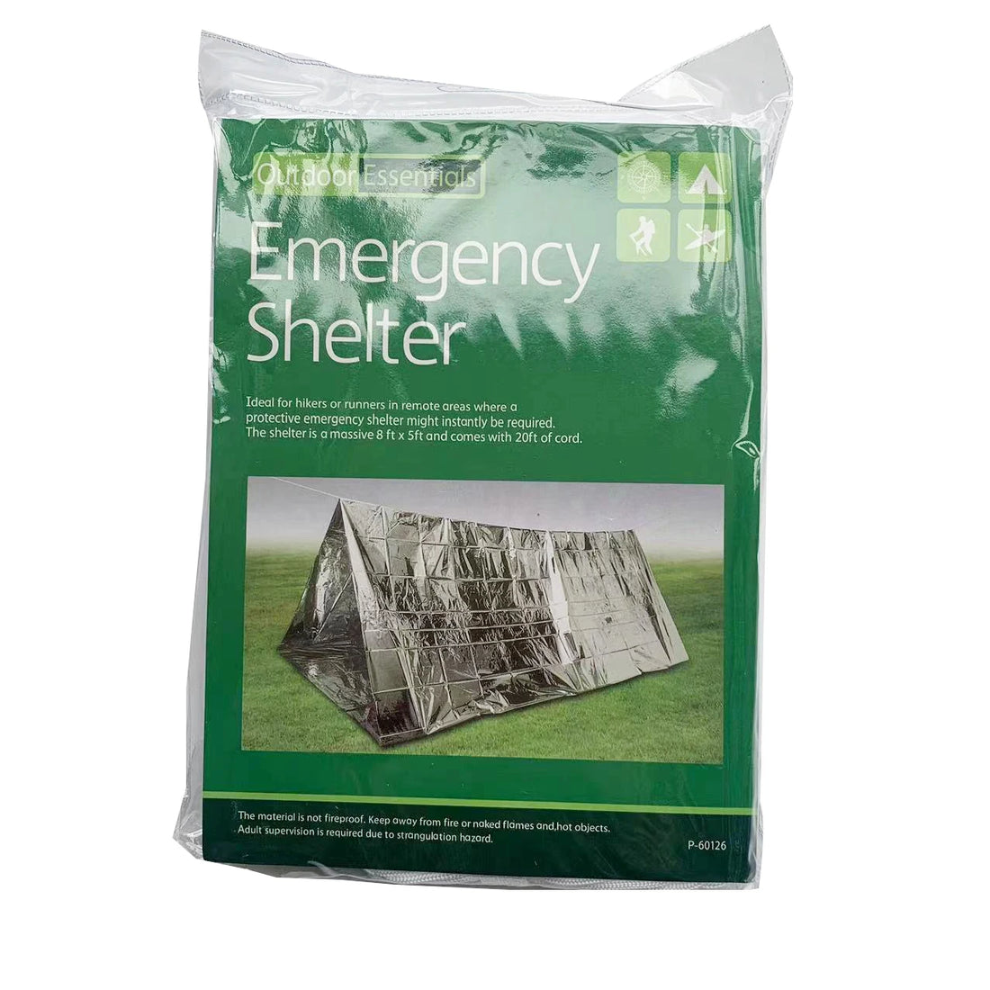 2-Person Emergency Shelter Kit – Waterproof Mylar Tent, Bivy & Thermal Blanket for Outdoor Survival