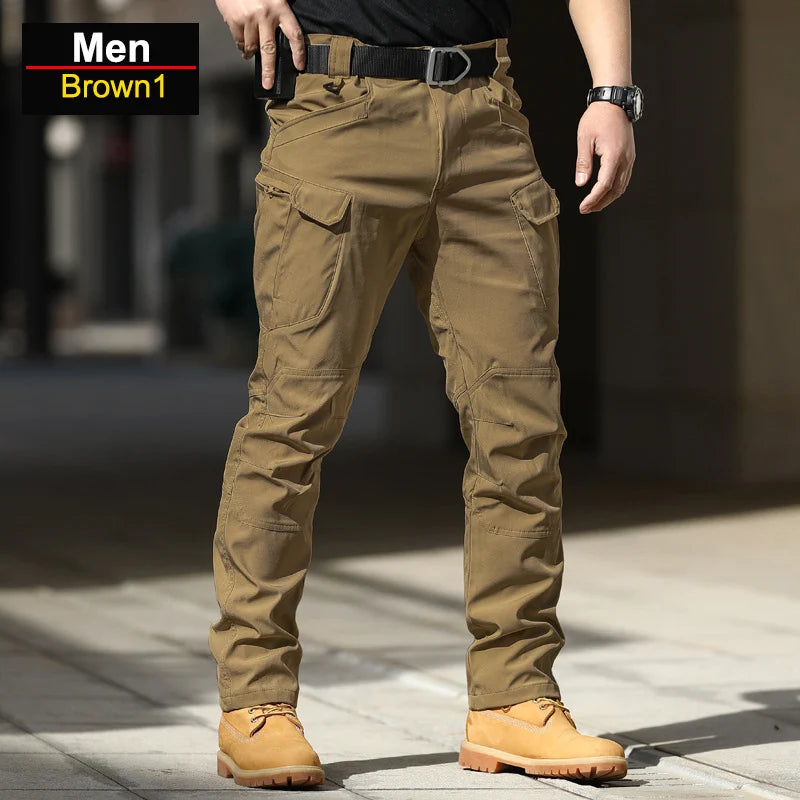 CHRLCK Men’s Tactical Pants – Waterproof, Anti-Scratch Outdoor Hiking & Work Trousers