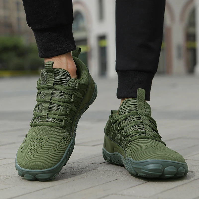 Wide-Fit Barefoot Hiking Shoes – Plus Size Outdoor & Indoor Sports Shoes for Men & Women