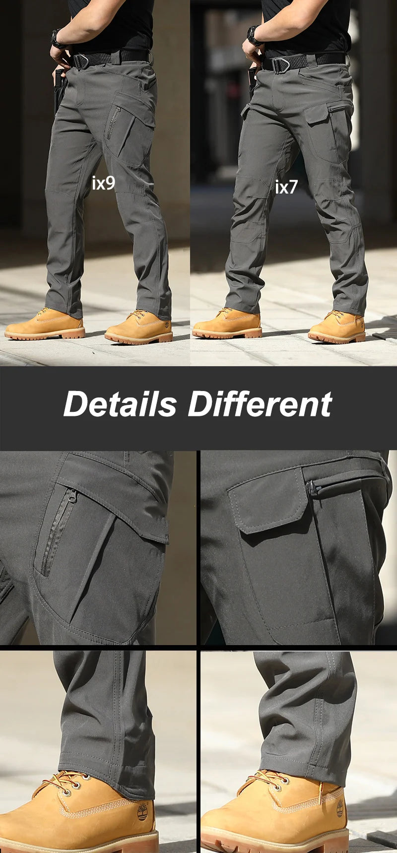 CHRLCK Men’s Tactical Pants – Waterproof, Anti-Scratch Outdoor Hiking & Work Trousers