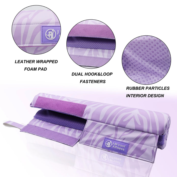 Barbell Pad for Squats & Hip Thrusts – Leather Weightlifting Cushion for Neck & Shoulder Support