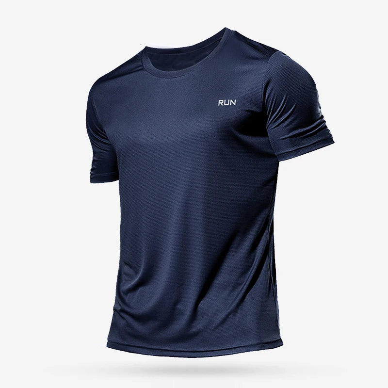 Men’s Quick-Dry Sports T-Shirt – Compression Workout & Running Jersey for Gym, Soccer, Jogging