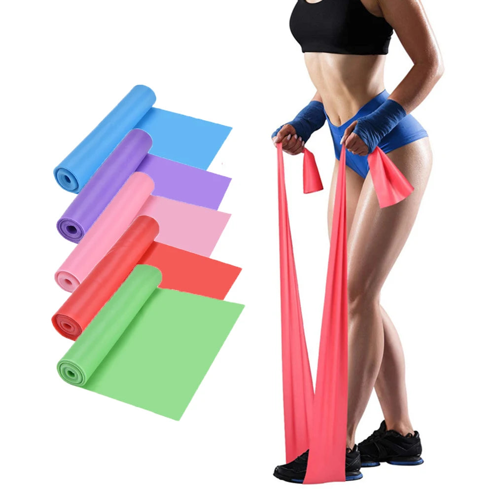 Yoga Resistance Bands – Elastic Fitness Bands for Pilates, Training & Home Workouts
