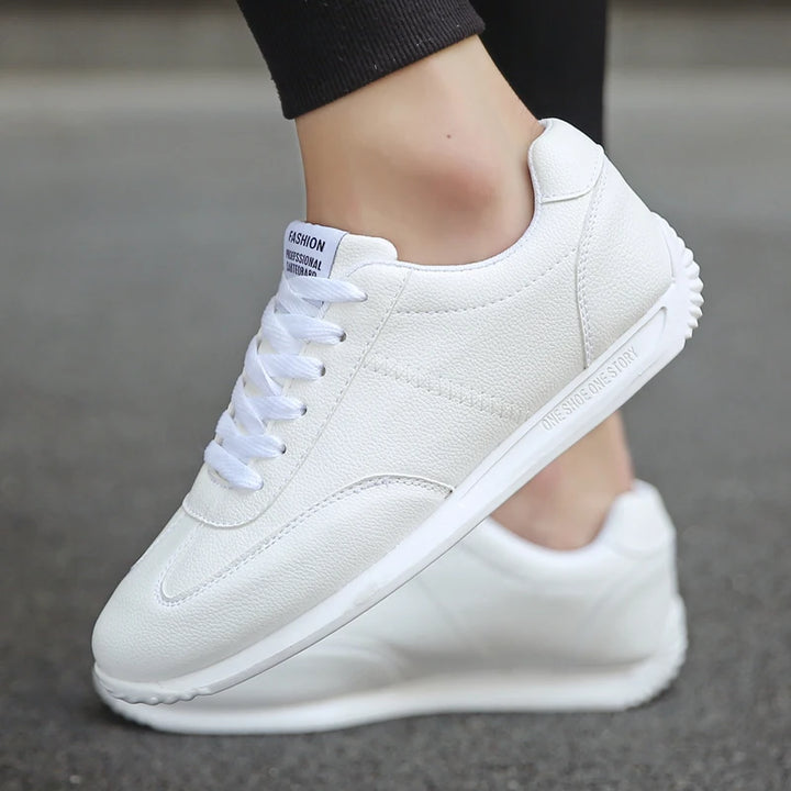 Men’s Leather Casual Sneakers – Breathable Non-Slip Italian Style Loafers