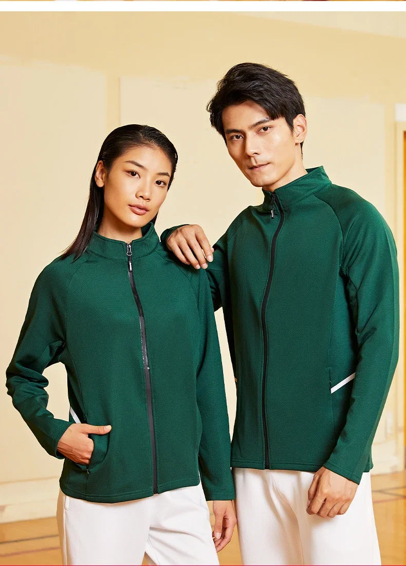 Custom Logo Men’s Full-Zip Sports Tracksuit – Team Football Training Suit (Model 8501)