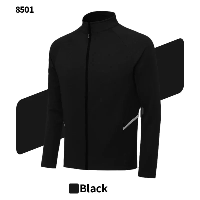 Custom Logo Men’s Full-Zip Sports Tracksuit – Team Football Training Suit (Model 8501)