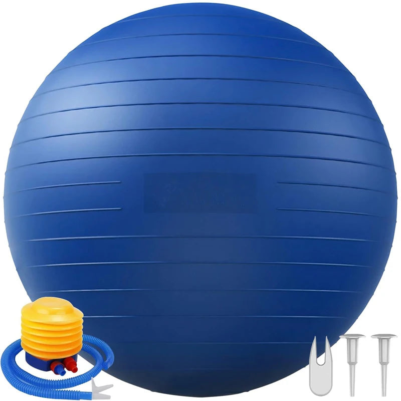 Yoga Balance Ball – 65/75/85cm for Home Fitness, Pilates & Prenatal Exercise
