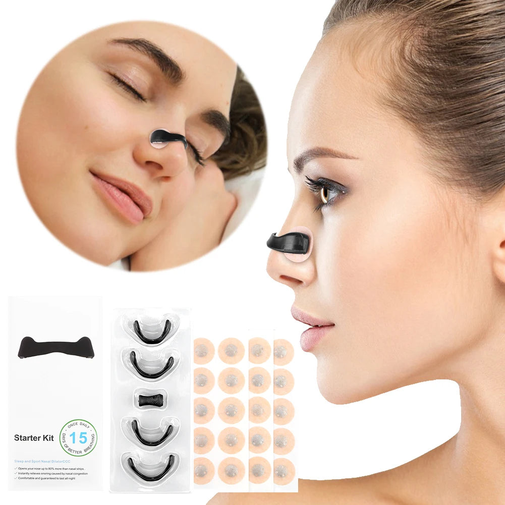 15 Pairs Magnetic Nasal Strips – Anti-Snoring Breath Enhancers for Better Sleep