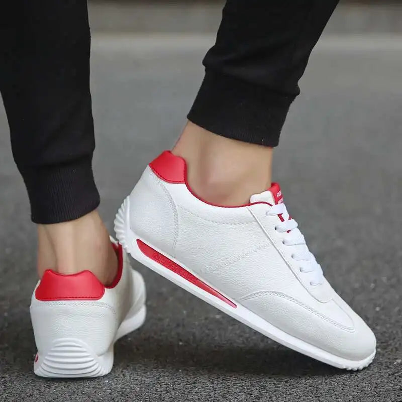 Men’s Leather Casual Sneakers – Breathable Non-Slip Italian Style Loafers