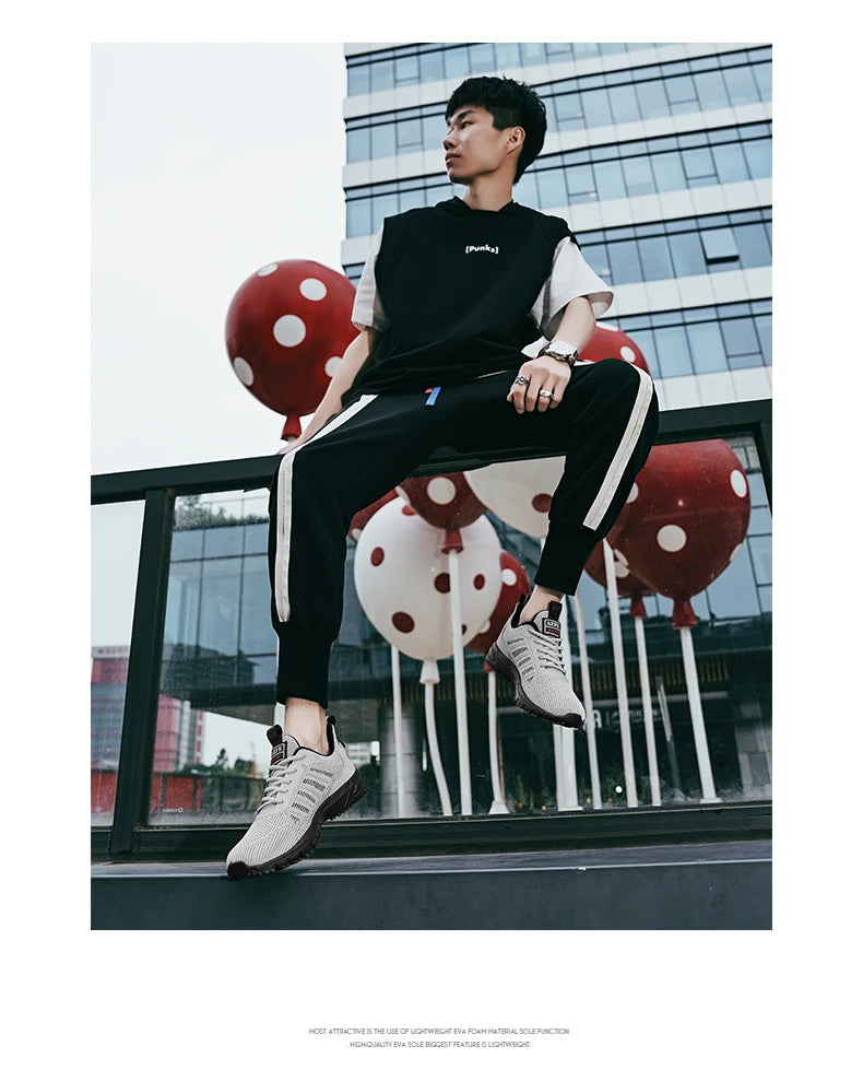 024 Men’s Running Shoes – Lightweight, Breathable Athletic Sneakers for Outdoor Training