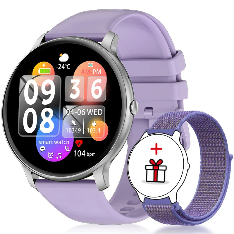 2025 Smart Watch for Men & Women – Bluetooth Call, Fitness & Health Tracker for Android & iOS