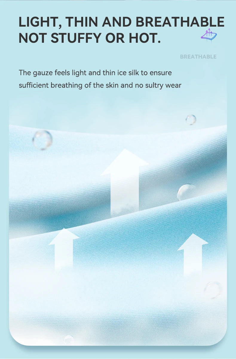 ROCKBROS Ice Silk Arm Sleeves – UV Protection for Cycling, Running & Outdoor Sports