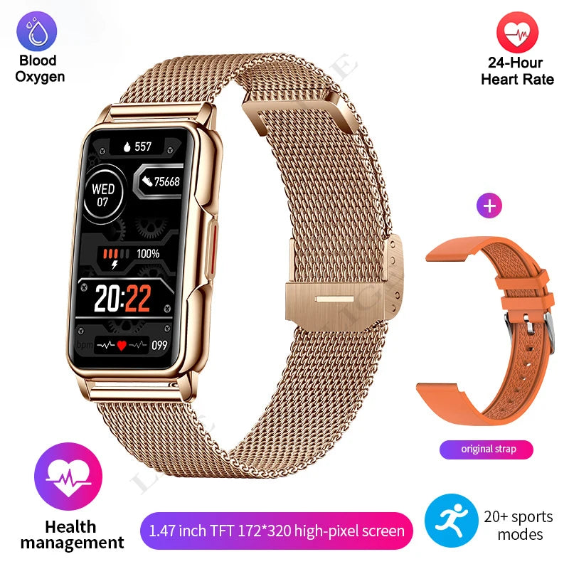 Bluetooth Smartwatch for Men & Women – Music, Fitness & Sleep Tracker with Gift Box