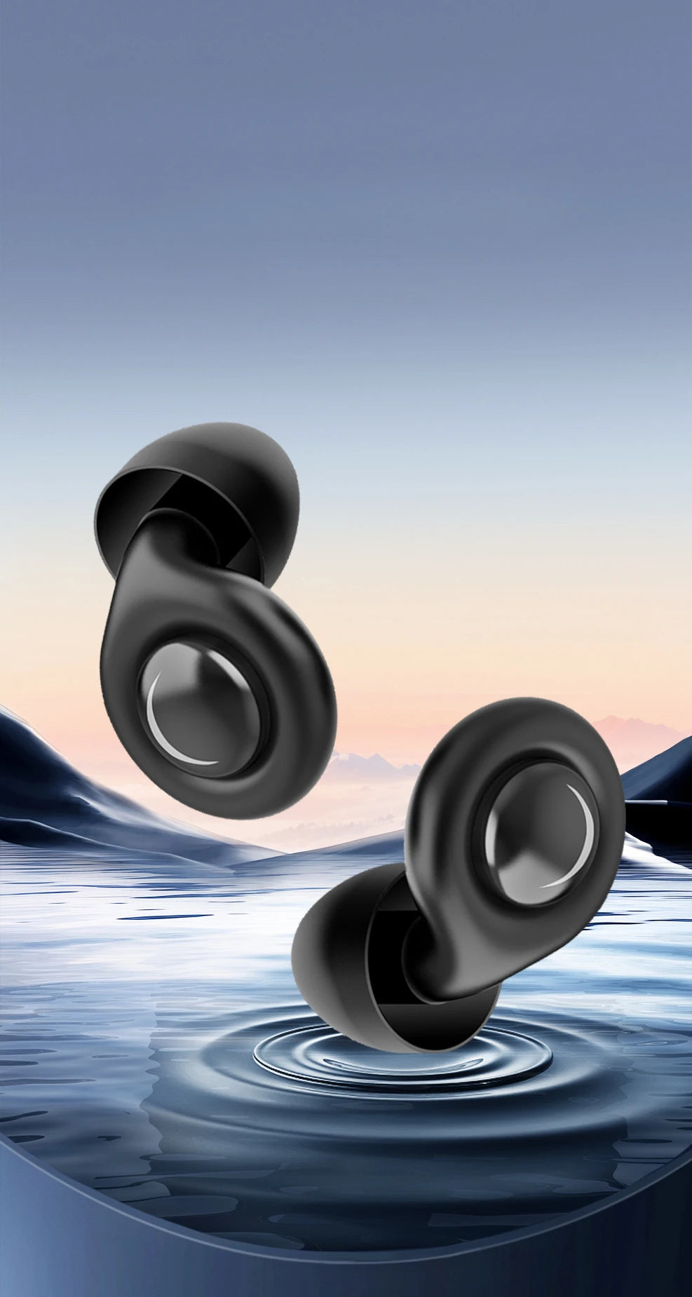 Silicone Noise-Cancelling Earplugs – Sleep, Anti-Snoring, Motorcycle & Noise Protection