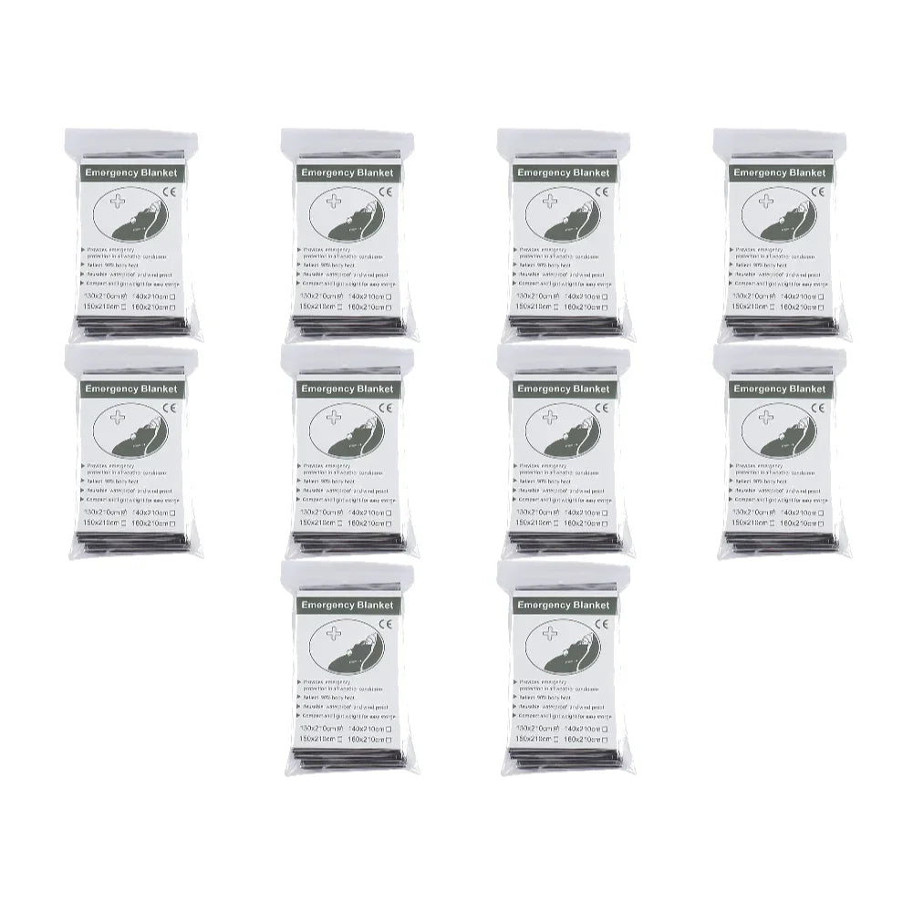 1–10PCS Emergency Thermal Blanket – Waterproof, Windproof Foil for Camping & Survival