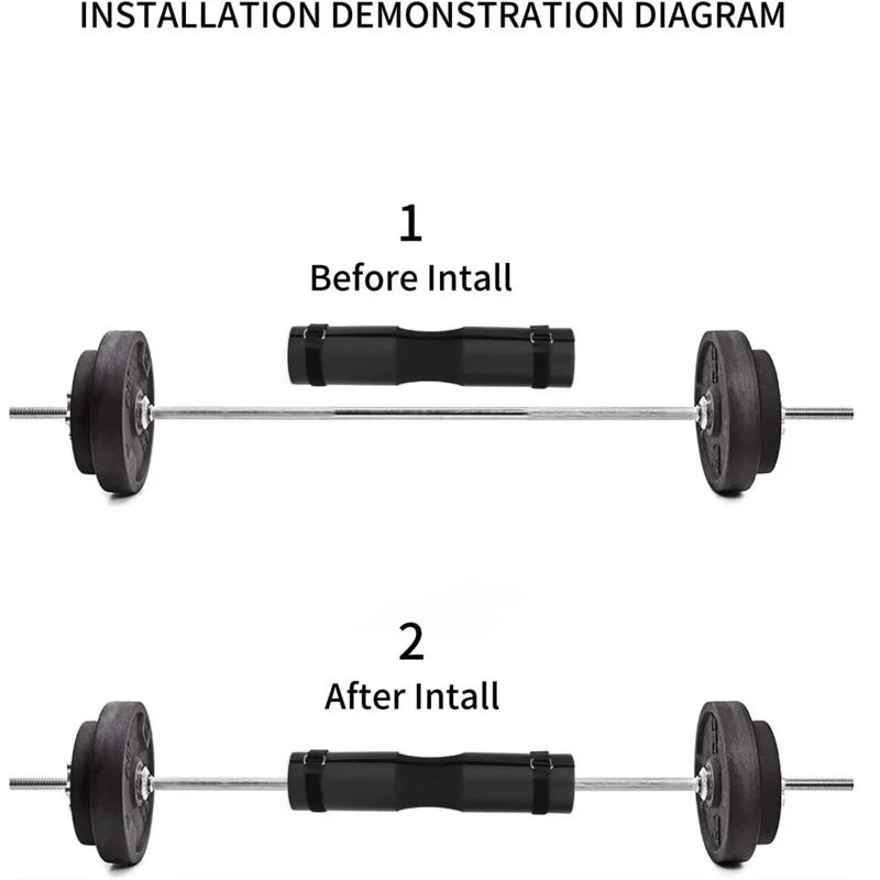 Barbell Squat Pad – Foam Cushion for Hip Thrusts & Weight Lifting Comfort