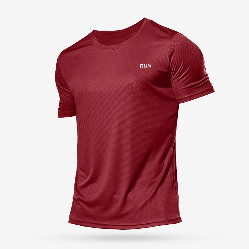 Men’s Quick-Dry Sports T-Shirt – Compression Workout & Running Jersey for Gym, Soccer, Jogging