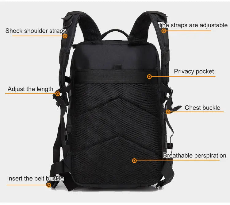 Tactical Backpack – 50L