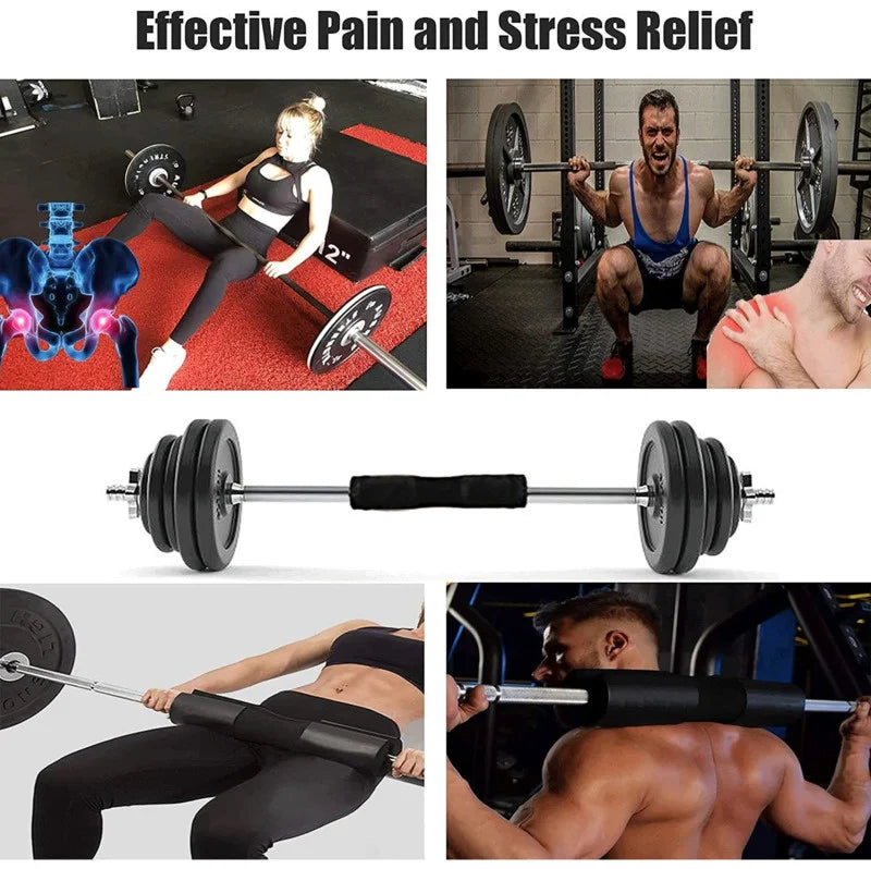 Barbell Squat Pad – Foam Cushion for Hip Thrusts & Weight Lifting Comfort