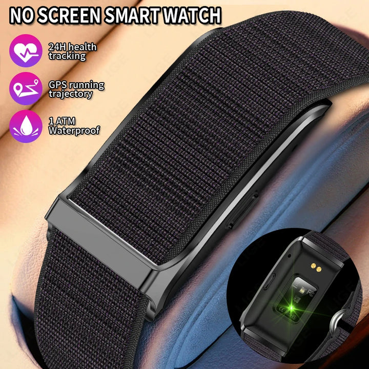 LIGE No-Screen Smartwatch for Men – Fitness Tracker, Heart Rate Monitor, 1ATM Waterproof