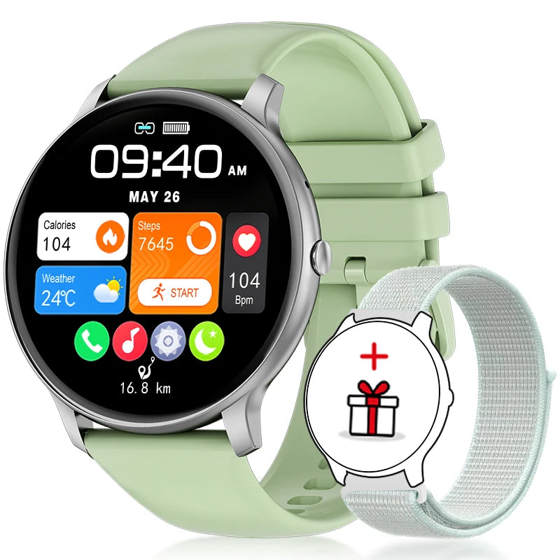 2025 Smart Watch for Men & Women – Bluetooth Call, Fitness & Health Tracker for Android & iOS
