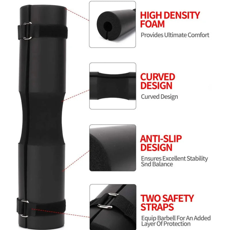 Barbell Squat Pad – Foam Cushion for Hip Thrusts & Weight Lifting Comfort