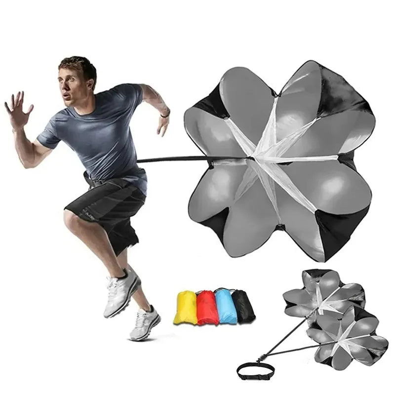 Adjustable Speed Training Parachute – Resistance Running Chute for Agility & Fitness