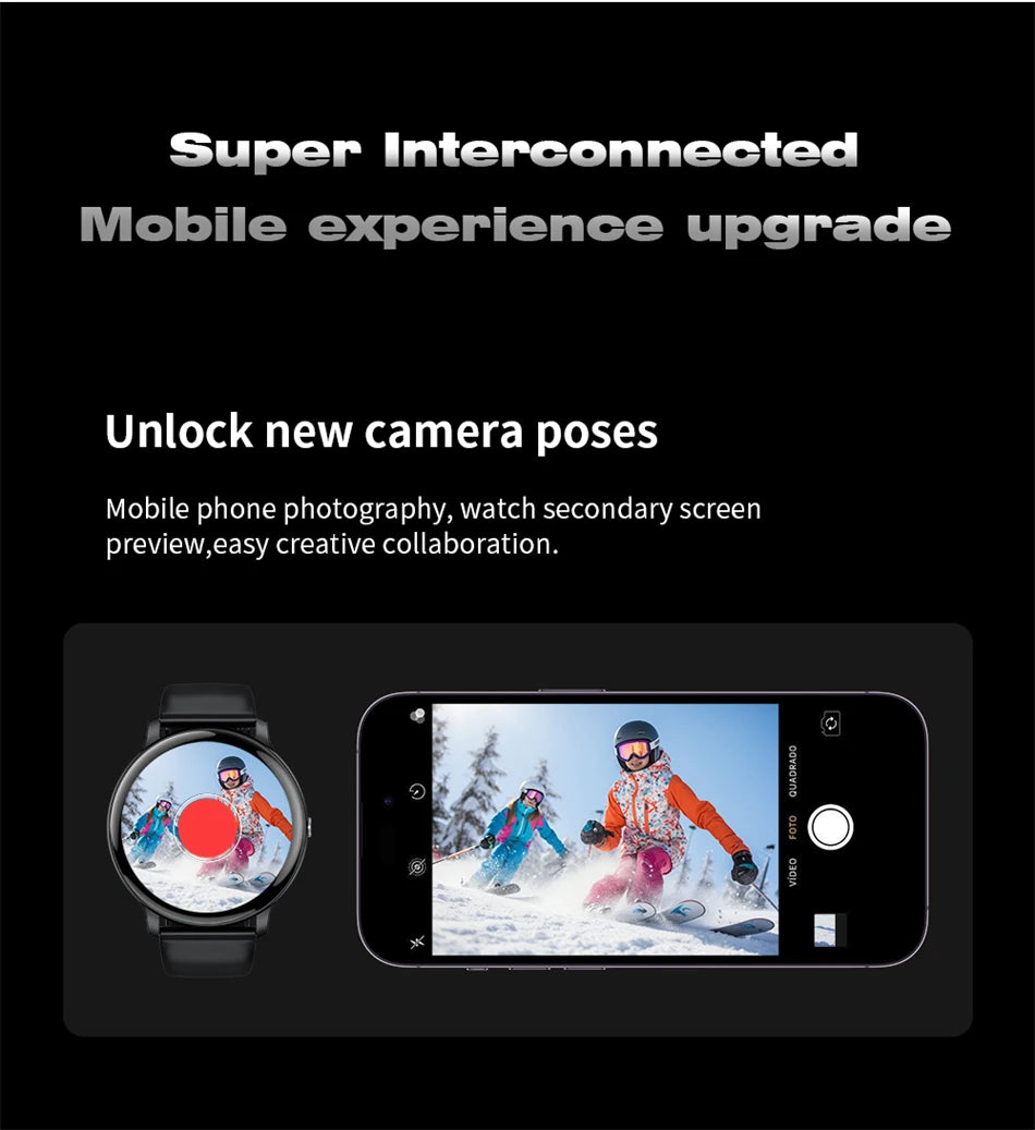 2025 Smart Watch for Men & Women – Bluetooth Call, Fitness & Health Tracker for Android & iOS