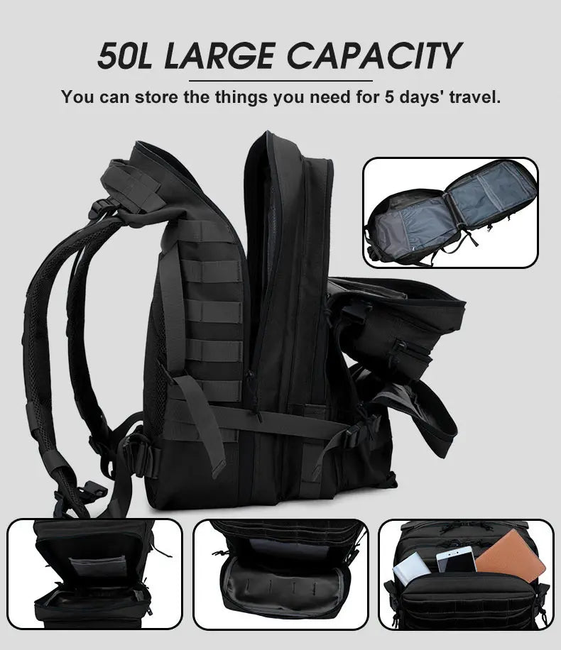 Tactical Backpack – 50L