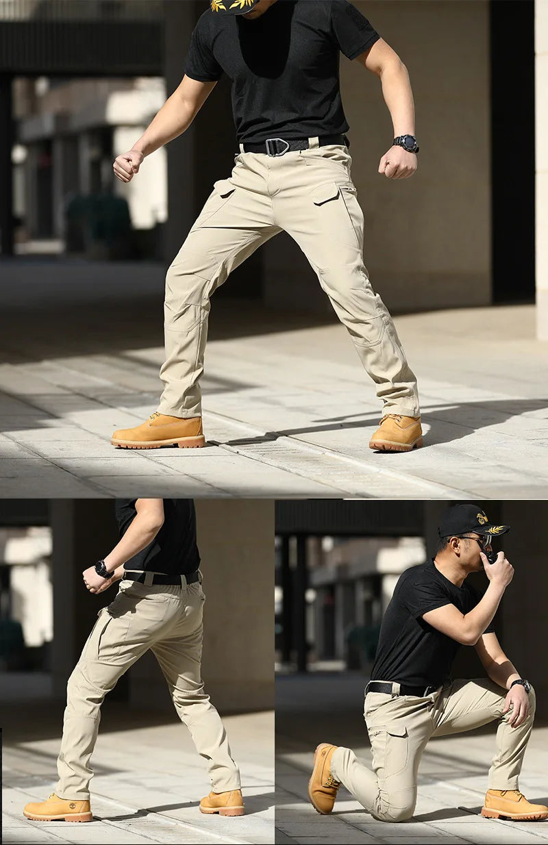 CHRLCK Men’s Tactical Pants – Waterproof, Anti-Scratch Outdoor Hiking & Work Trousers