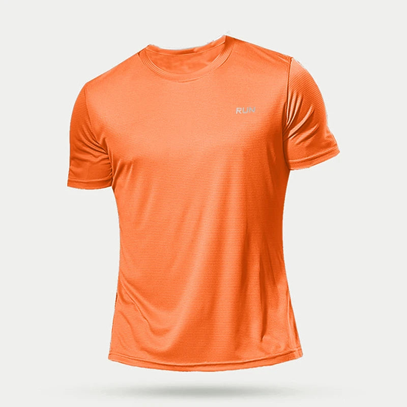 Men’s Quick-Dry Sports T-Shirt – Compression Workout & Running Jersey for Gym, Soccer, Jogging