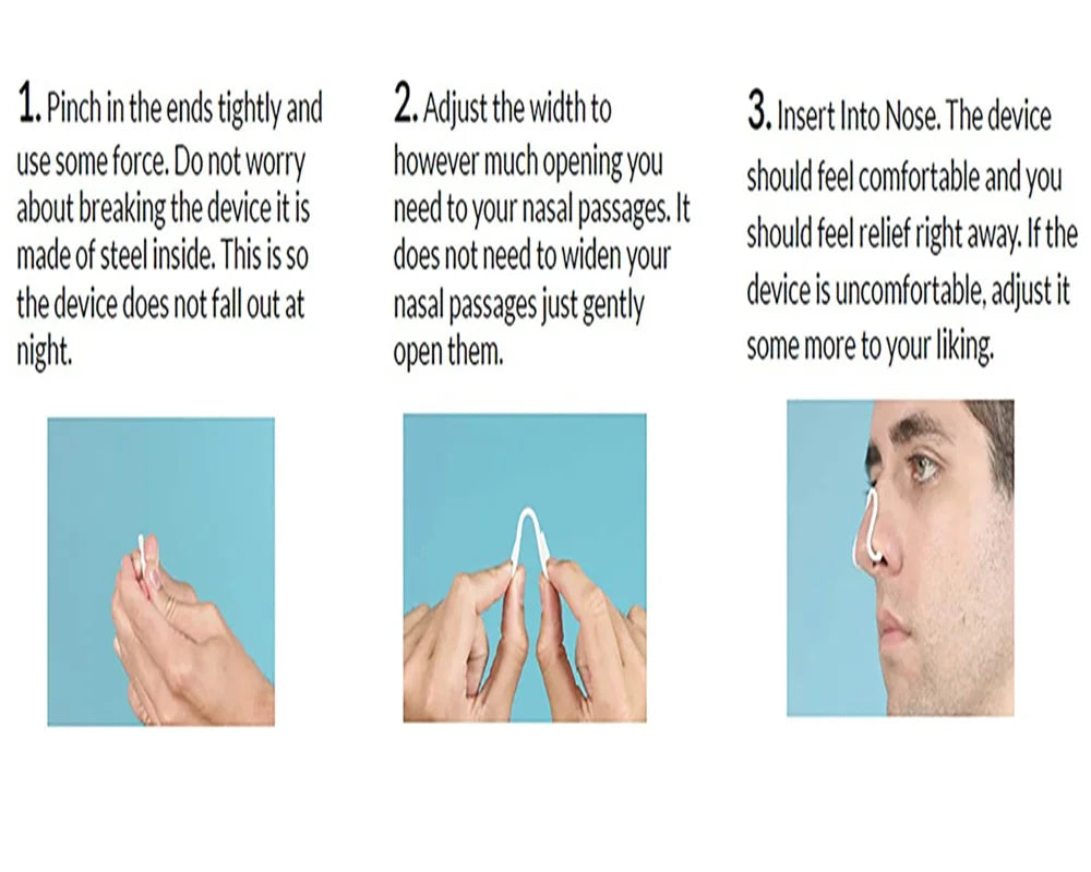 Silicone Nasal Dilator – Anti-Snoring Nose Clip for Easier Breathing & Better Sleep