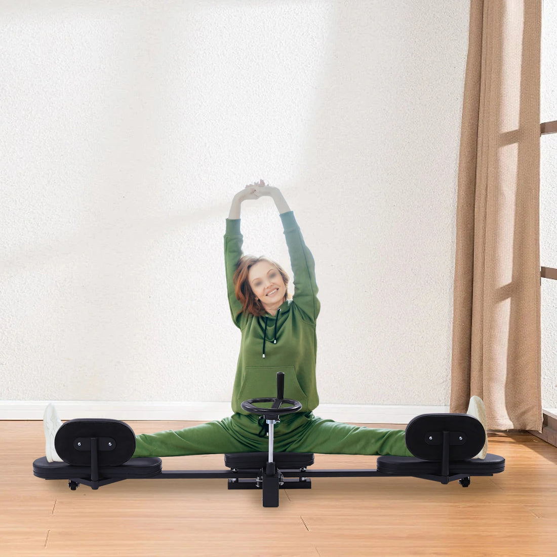 Heavy-Duty Leg Stretcher Machine – Flexibility Trainer for Splits, Yoga & Martial Arts