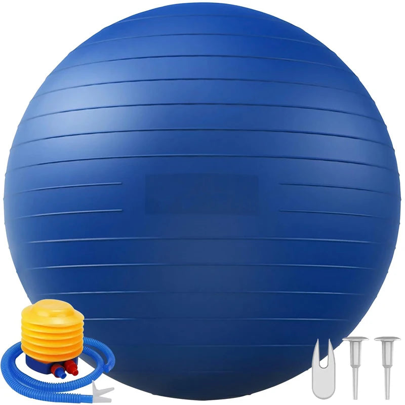Yoga Balance Ball – 65/75/85cm for Home Fitness, Pilates & Prenatal Exercise